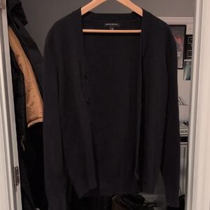Banana Republic Men's Black Cardigan, Medium